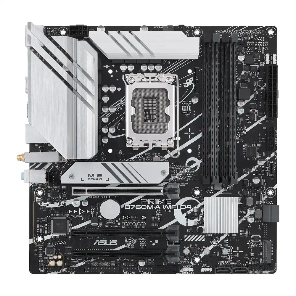ASUS PRIME B760M-A WiFi DDR4 micro-ATX Motherboard